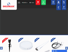 Tablet Screenshot of decorlux.com.br