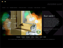 Tablet Screenshot of decorlux.ro